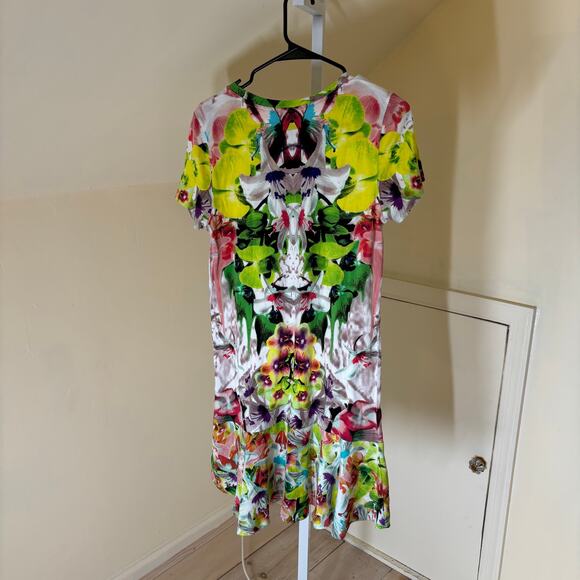 Prabal Gurung f/Target NWOT Women's First Date Floral Drop Waist Ruffle Dress S - Picture 5 of 6